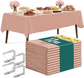 XEIYEI Einweg Tischdecke Tischtuch Kunststoff