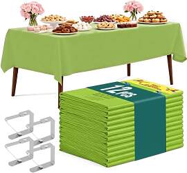 XEIYEI Einweg Tischdecke Tischtuch Kunststoff