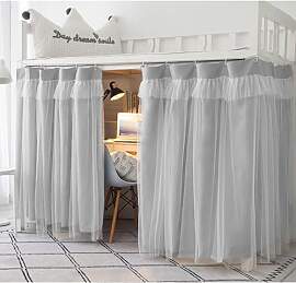 XGOPTS Vorhang Hochbett Kinder Bettvorhang