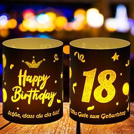 Xialvyu 18 Geburtstag Deko Junge Mädchen,12