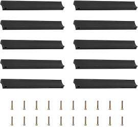 Xiciki 10 Stück Möbelgriffe Schwarz, 64mm