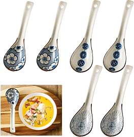 Xiuyer Suppenlöffel, 15,5 cm Keramik-chinesischer 
