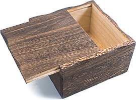XiyaxiVici Holz Geschenkbox mit Schiebedeckel