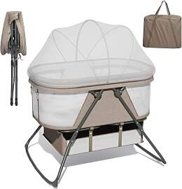 XJD Baby Beistellbett, 2 in 1 Babybett klappbar,