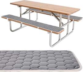 XLSBZ 2er Set Bierbankauflagen Weicher Flanell