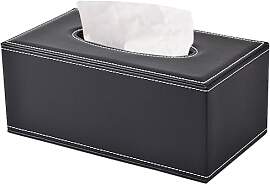 XNONE Leder Taschentücher Box Rechteckig