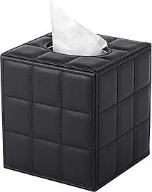 XNONE Taschentücher Box Quadratisch Schwarz
