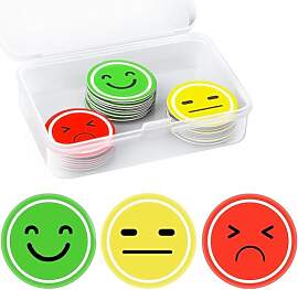 xolear 30 Stück Smiley Magnete, Bunt Magnete