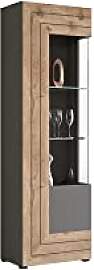 xonox.home Wohnzimmer Freno Vitrine Glas Vitrine