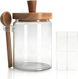 XRVRILE Vorratsgläser mit Deckel, 550ml