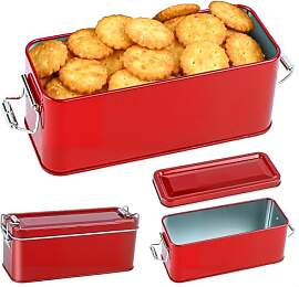 xtemtoamz Kleiner Brotkasten mit Deckel, Retro