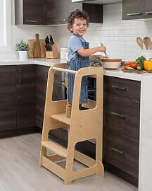 Xubby Lullza Lernturm höhenverstellbar aus Holz