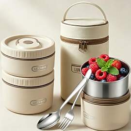 XunHe Thermobehälter für Essen - 2 * 600ml +