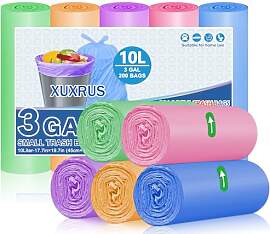 XUXRUS 10L Müllbeutel 200 Stück Kleinen