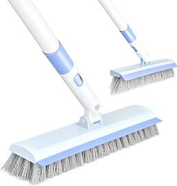 XXFLOWER Schrubber mit Stiel Terrasse,3 in 1