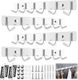 Xyvor 4 Stück Hakenleiste Küche, 32cm