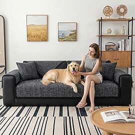 Yahbrra Anti Slip Sofa Uberzug: 1 2 3 4 Sitzer L