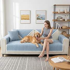 Yahbrra Sofaschoner rutschfest Weiche Chenille: 1