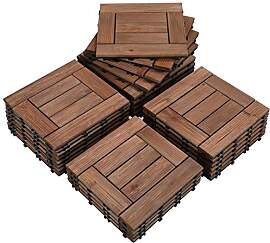 Yaheetech 30x30 cm Fliese Terrassenfliesen Set