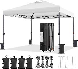 Yaheetech 3x3m Faltpavillon Pavillon Wasserdicht