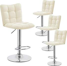 Yaheetech 4er Set Barhocker Barstühle