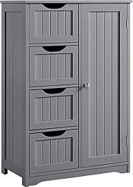 Yaheetech Badezimmerschrank Schmaler Badeschrank