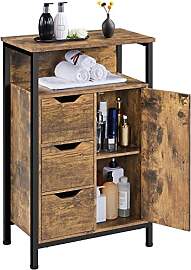 Yaheetech Badezimmerschrank Unterschrank mit 3