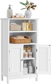 Yaheetech Badschrank Küchenschrank mit Doppeltür 