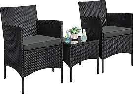 Yaheetech Balkonmöbel Set, Gartenmöbel-Set 3