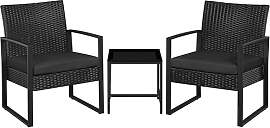 Yaheetech Balkonmöbel Set, Gartenmöbel-Set aus