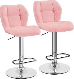 Yaheetech Barhocker 2er Set Höhenverstellbar