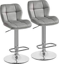 Yaheetech Barhocker 2er Set Höhenverstellbar