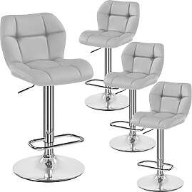 Yaheetech Barhocker 2er Set Höhenverstellbar