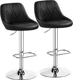 Yaheetech Barhocker 2er Set höhenverstellbarer