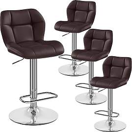 Yaheetech Barhocker 4er Set Höhenverstellbar
