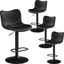 Yaheetech Barhocker 4er Set höhenverstellbare