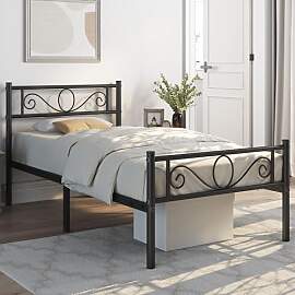 Yaheetech Bettrahmen Metallbett Bettgestell aus