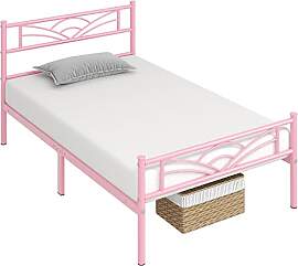 Yaheetech Bettrahmen Metallbett Gästebett