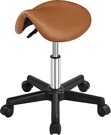Yaheetech Bürohocker Sattelhocker Rollhocker