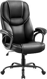 Yaheetech Bürostuhl Chefsessel Ergonomischer