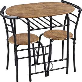 Yaheetech Essgruppe im Landhausstil Tischgruppe