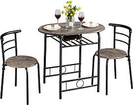 Yaheetech Essgruppe im Landhausstil Tischgruppe