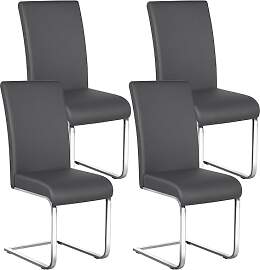 Yaheetech Esszimmerstühle 4er Set modern