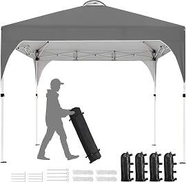 Yaheetech Faltpavillon 3x3 m Pop-Up Pavillon,