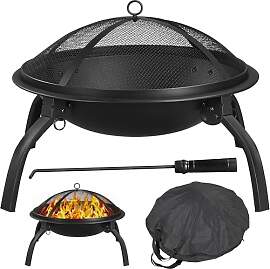 Yaheetech Feuerstelle Feuerschale mit