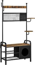 Yaheetech Garderobenständer, Garderobe mit