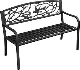Yaheetech Gartenbank für 3 Personen Metallbank