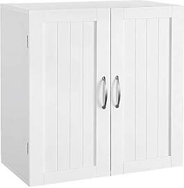 Yaheetech Hängeschrank mit 2 Türen, Badschrank,
