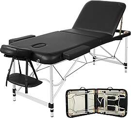 Yaheetech Massageliege Mobile 3 Zonen Massagetisch 