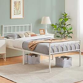 Yaheetech Metallbett 90 x 200 cm Bettrahmen mit